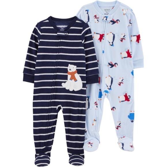 BRAND NEW Baby and Toddler Pajamas, 2-Pack - Picture 1 of 6